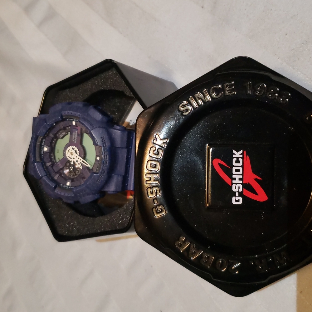 G-shock mens watch navy blue